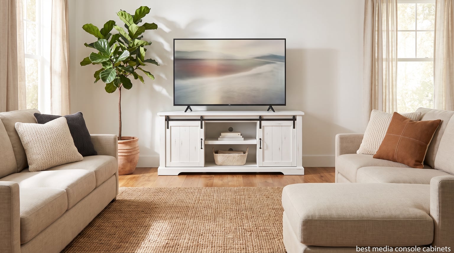 best media console cabinets