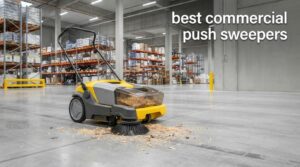 best commercial push sweepers