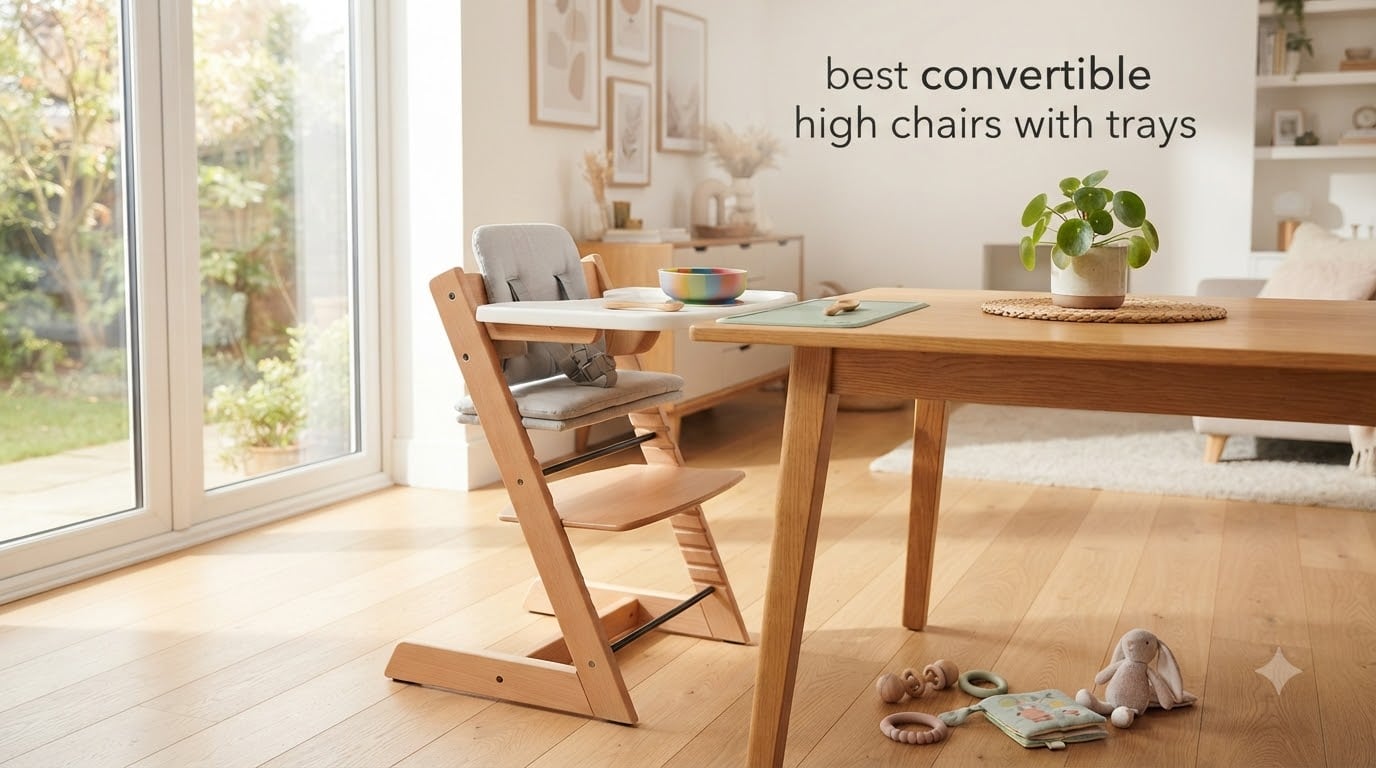 best convertible high chairs with trays