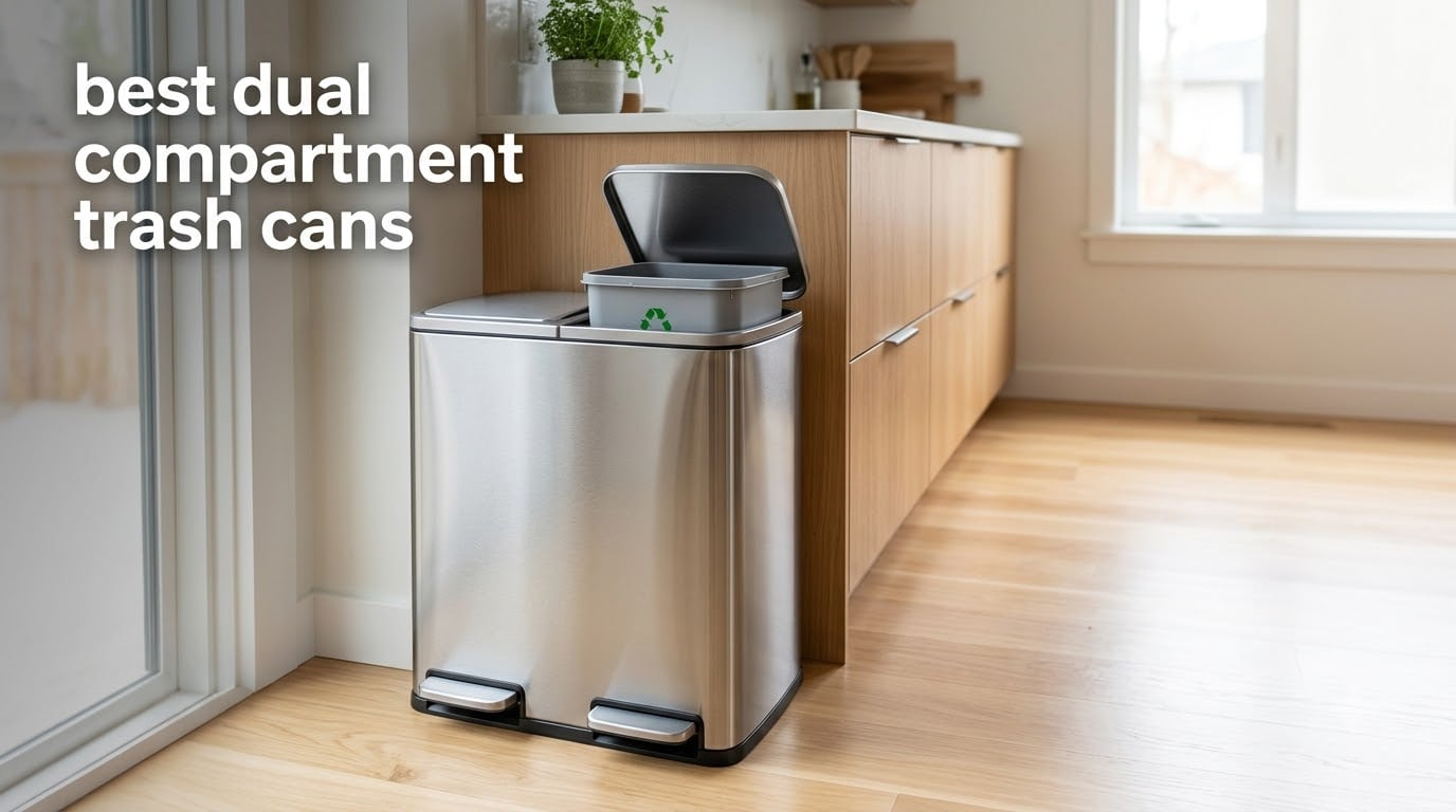 best dual compartment trash cans