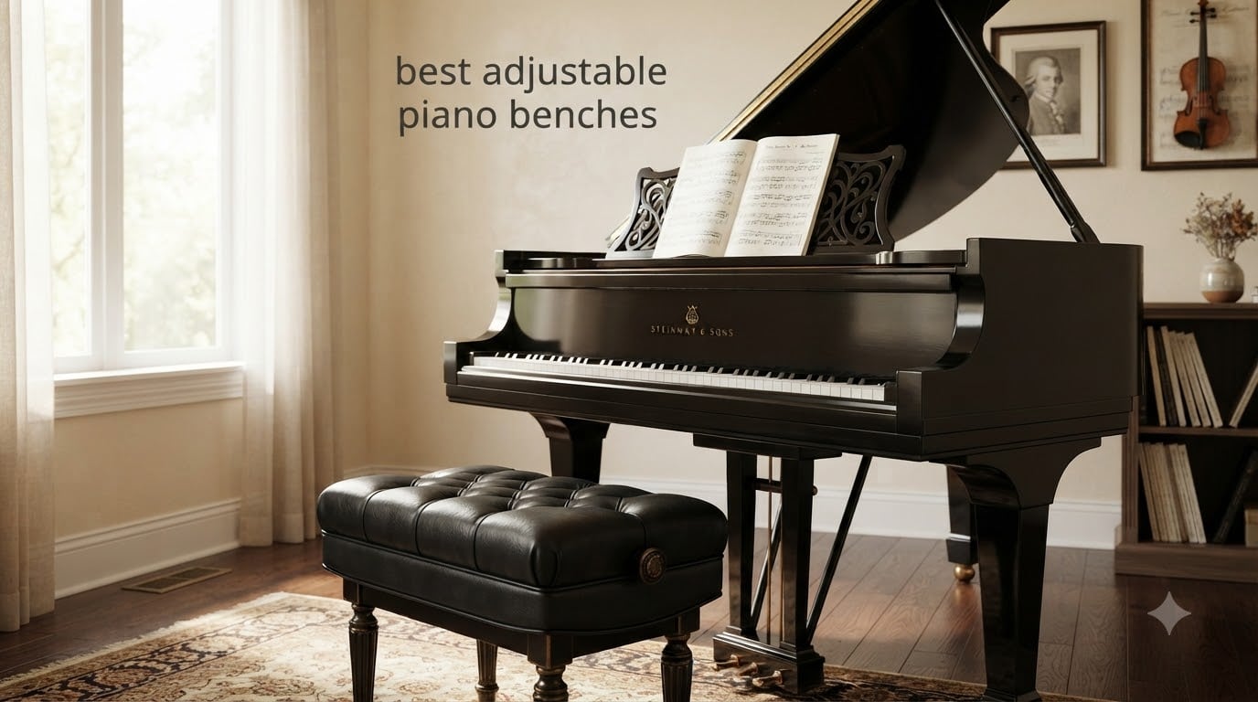 best adjustable piano benches