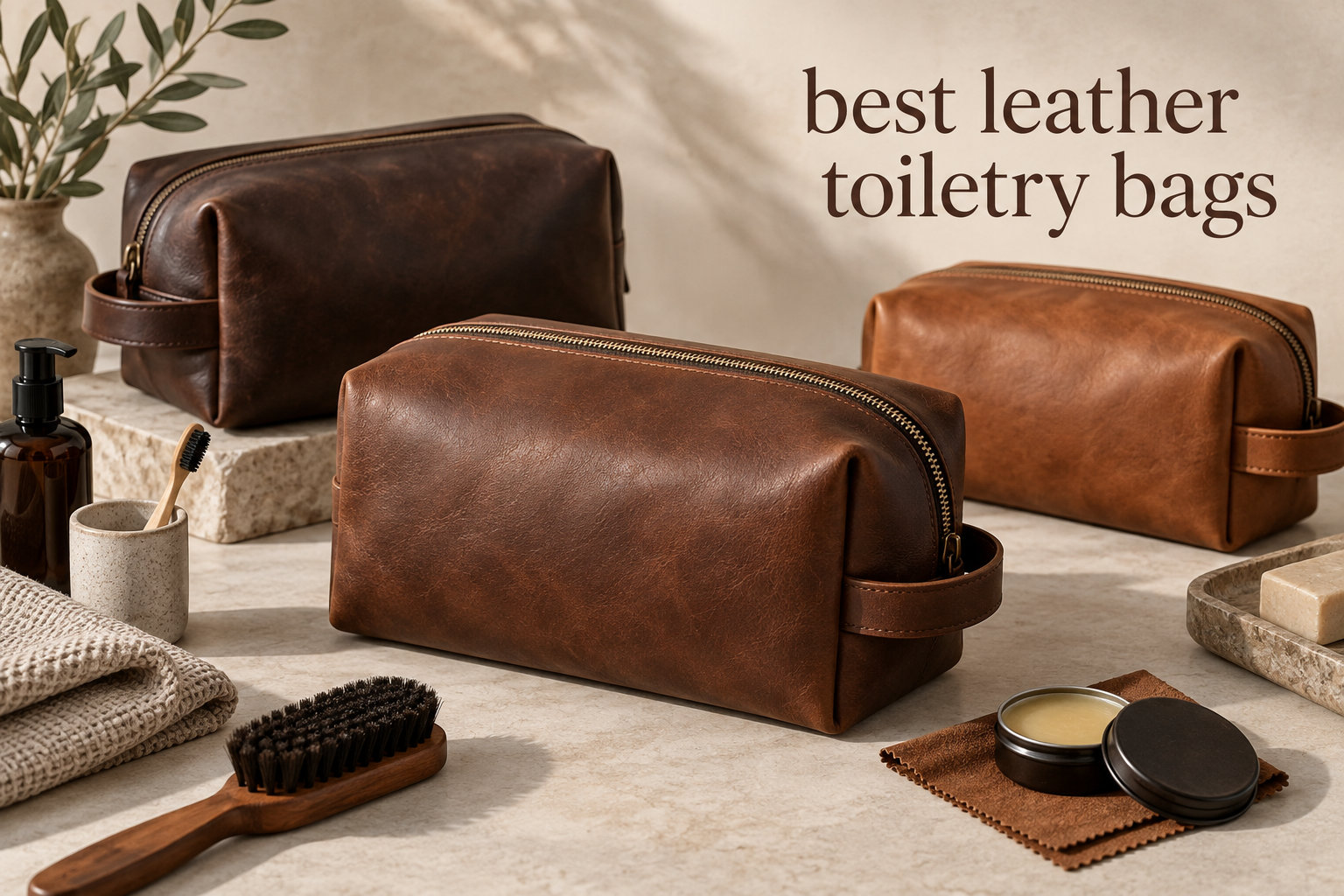 best leather toiletry bags