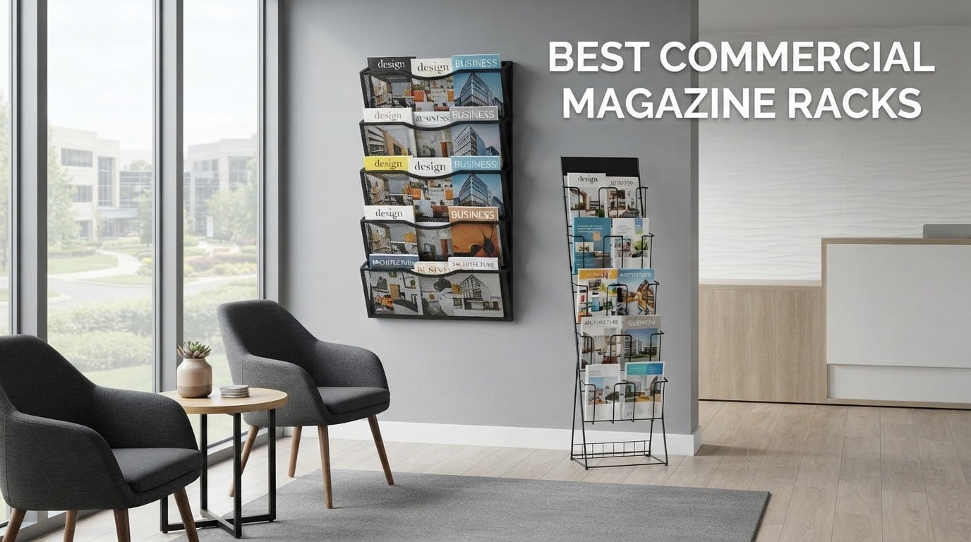 best commercial magazine racks