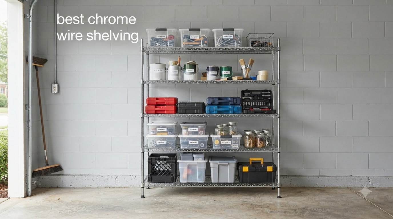 best chrome wire shelving
