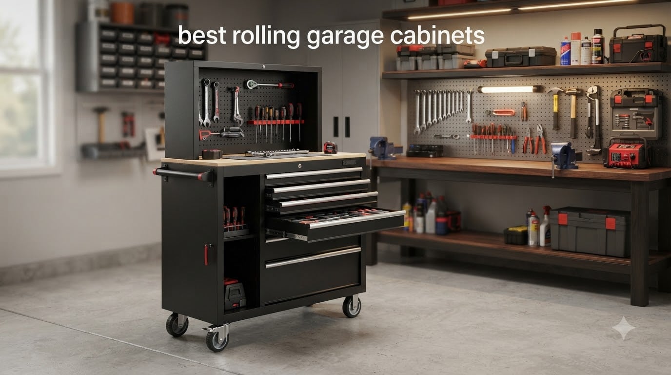 best rolling garage cabinets