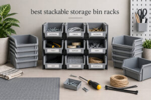 best stackable storage bin racks