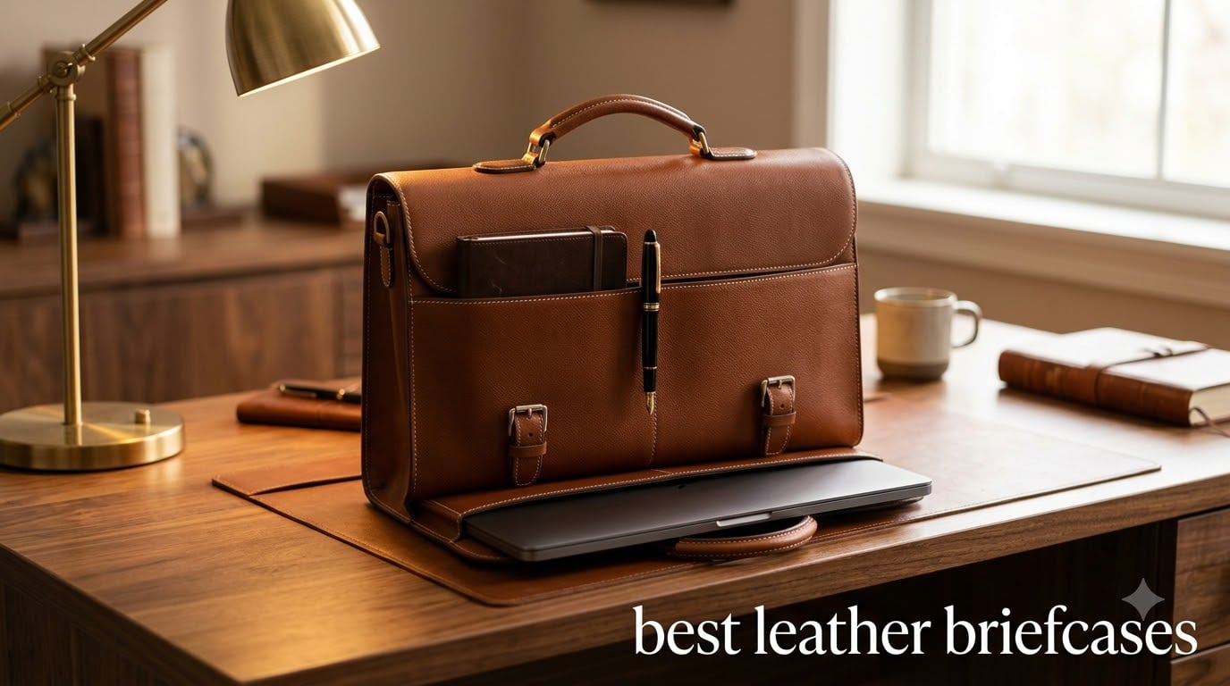 best leather briefcases