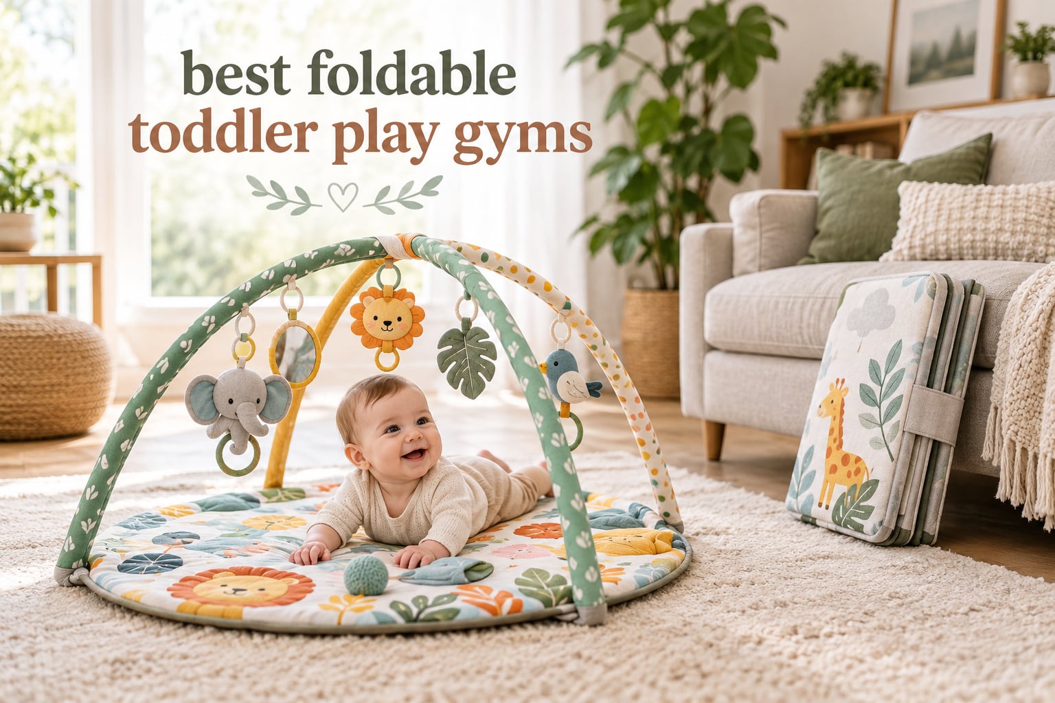 best foldable toddler play gyms