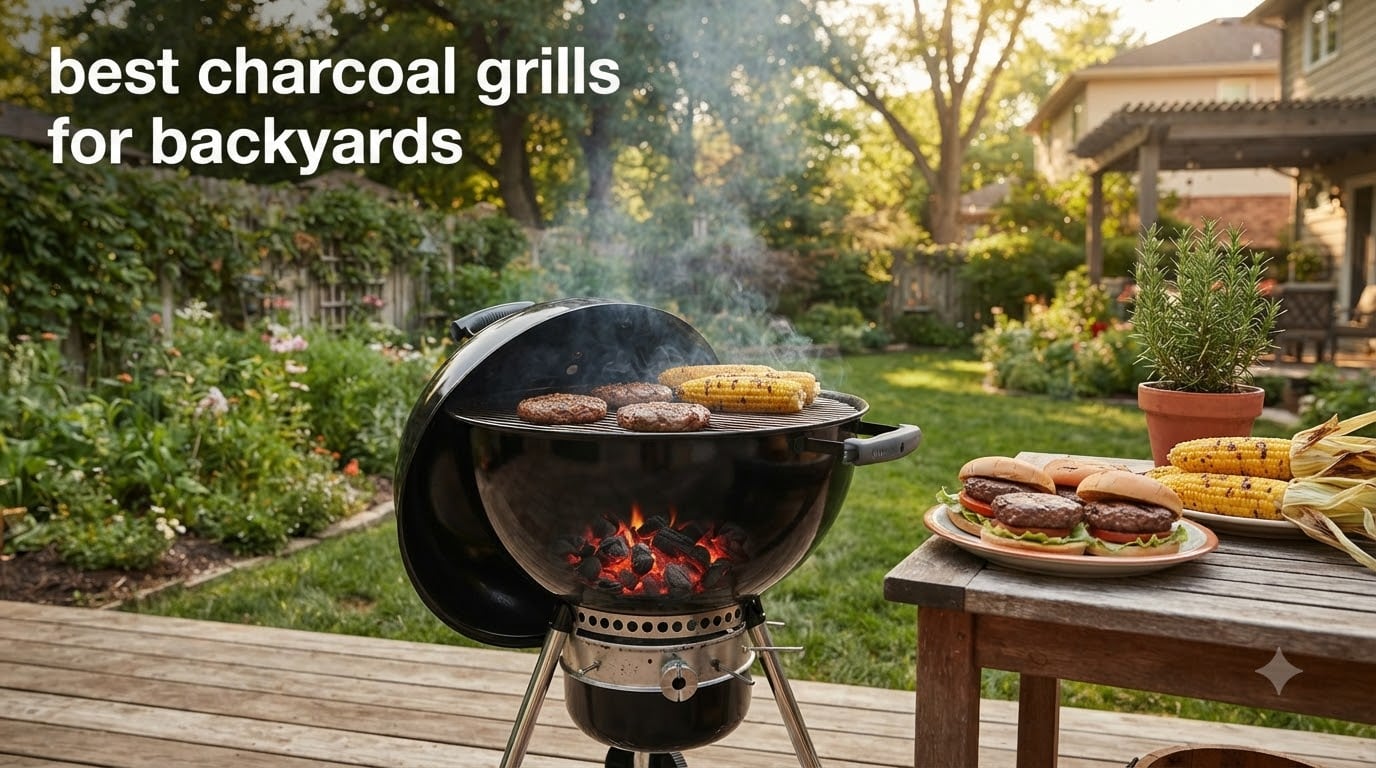 best charcoal grills for backyards
