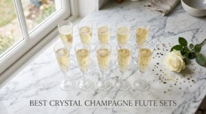 best crystal champagne flute sets