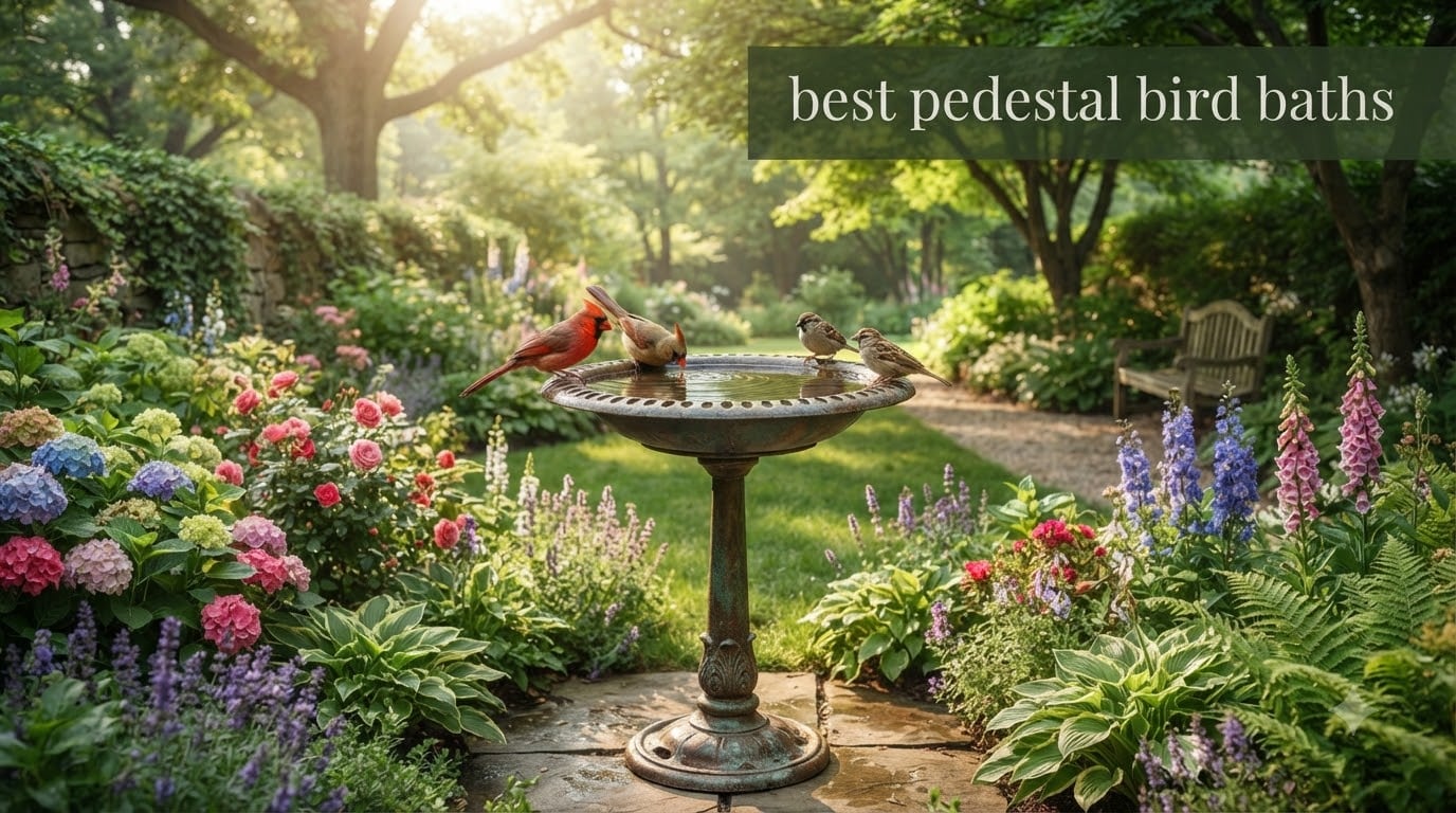 best pedestal bird baths
