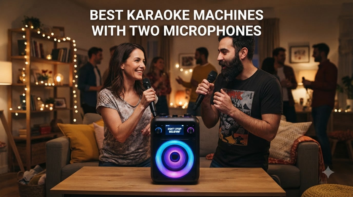 best karaoke machines with two microphones