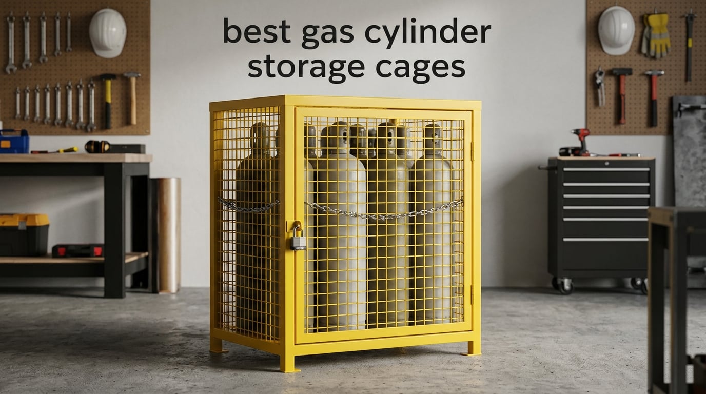 best gas cylinder storage cages