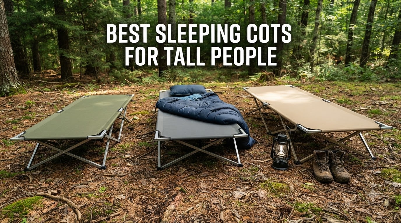 best sleeping cots for tall people