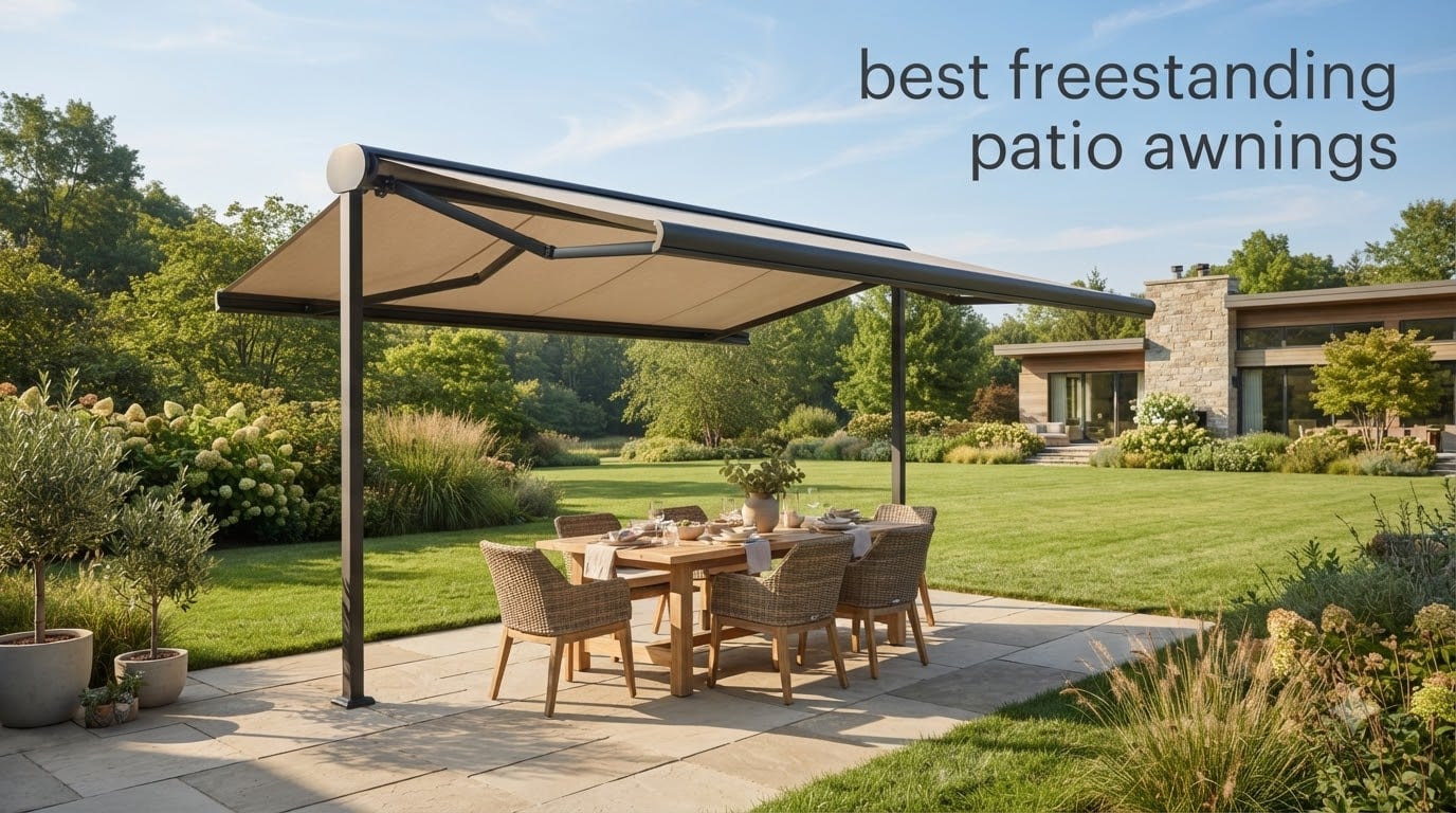 best freestanding patio awnings