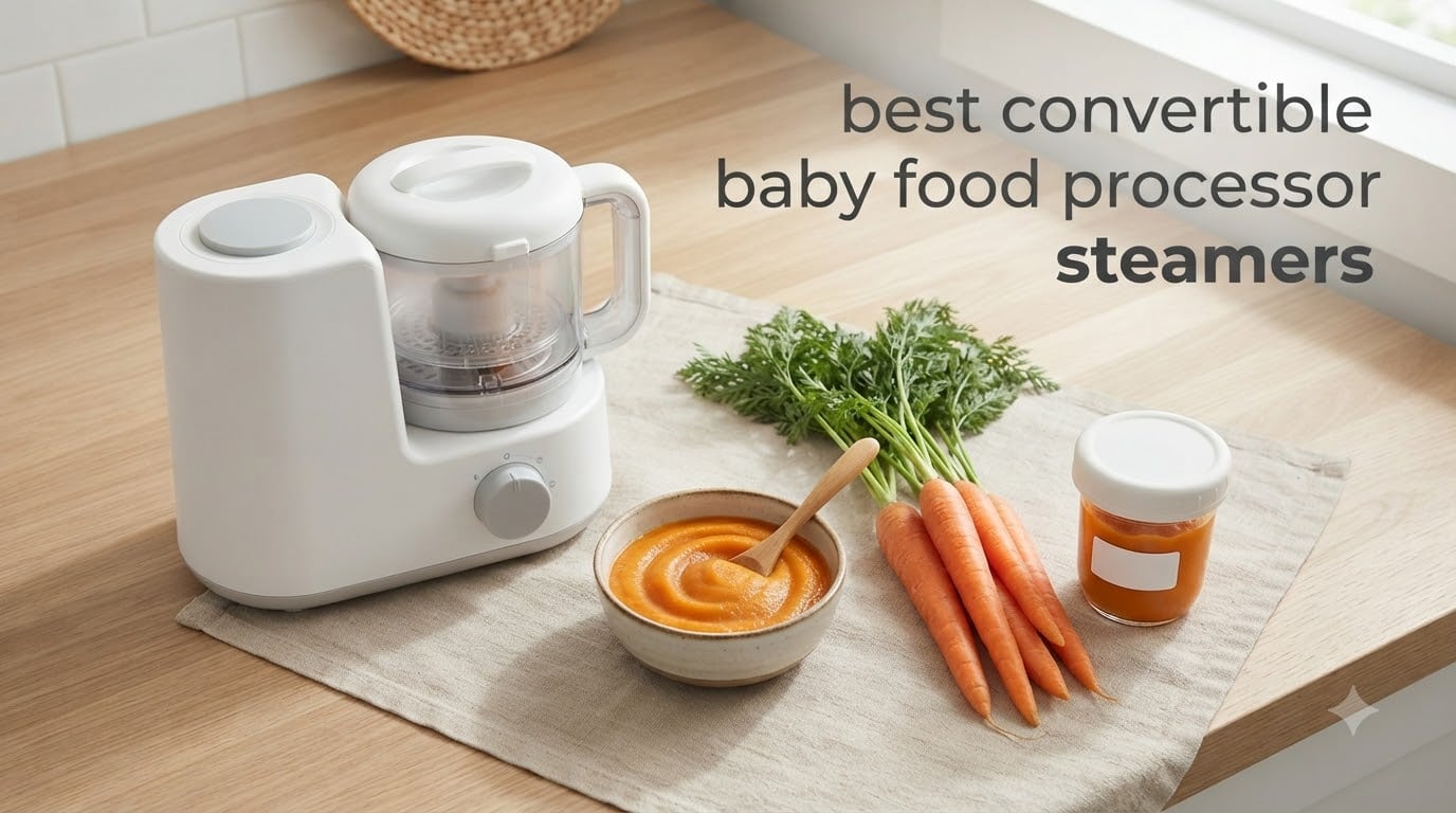 best convertible baby food processor steamers
