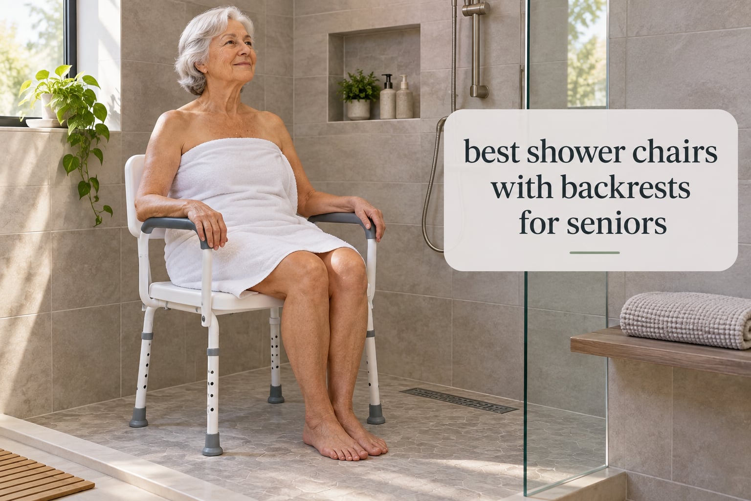 best shower chairs with backrests for seniors