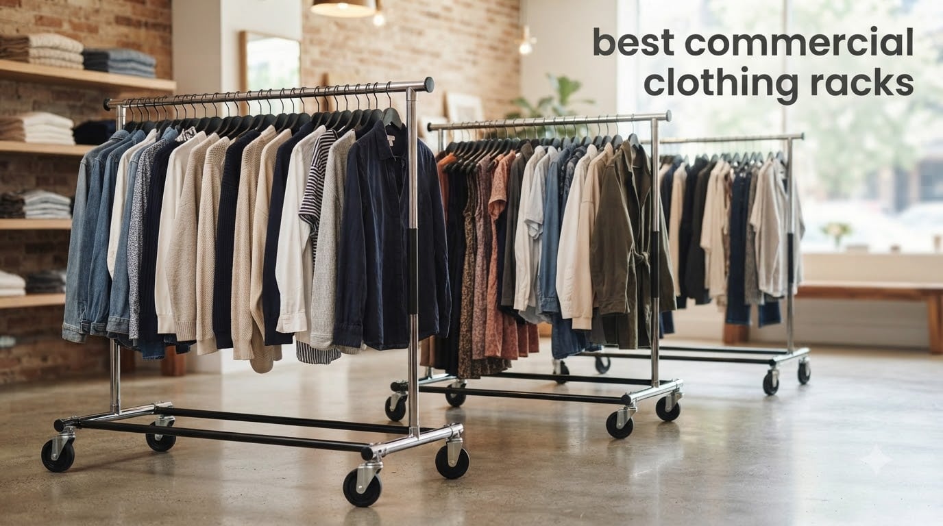best commercial clothing racks