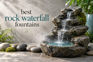 best rock waterfall fountains