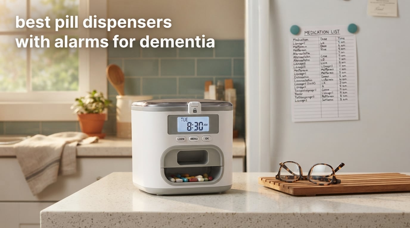 best pill dispensers with alarms for dementia