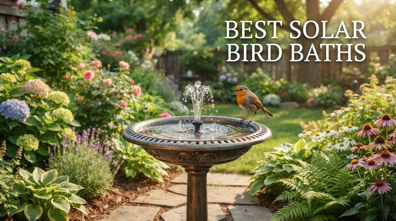 best solar bird baths