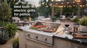 best built-in electric grills for patios