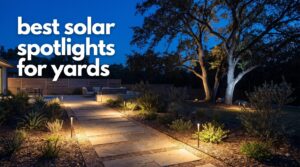 best solar spotlights for yards