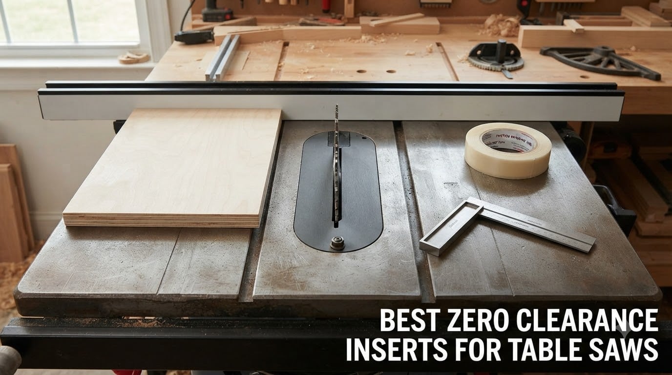 best zero clearance inserts for table saws