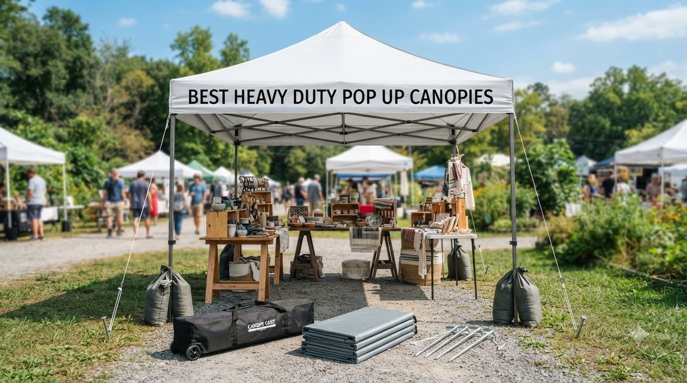 best heavy duty pop up canopies
