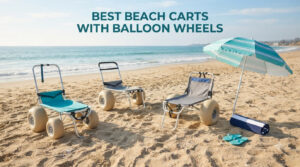 best beach carts with balloon wheels