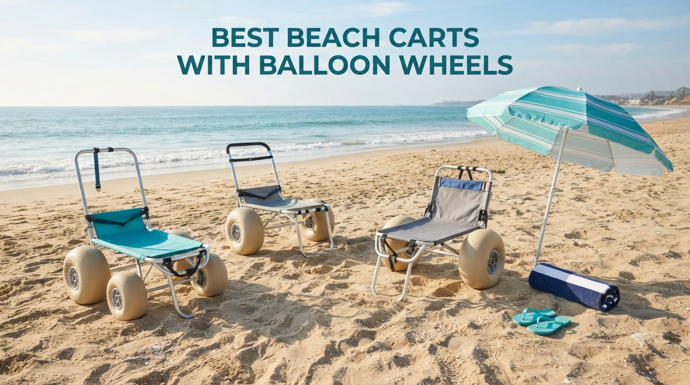 best beach carts with balloon wheels