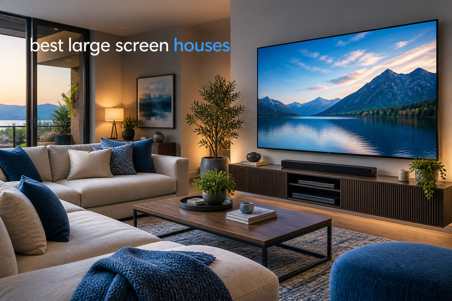 best large screen houses