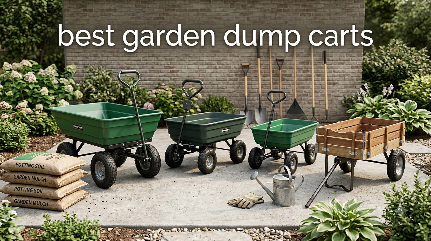 best garden dump carts