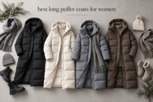 best long puffer coats for women