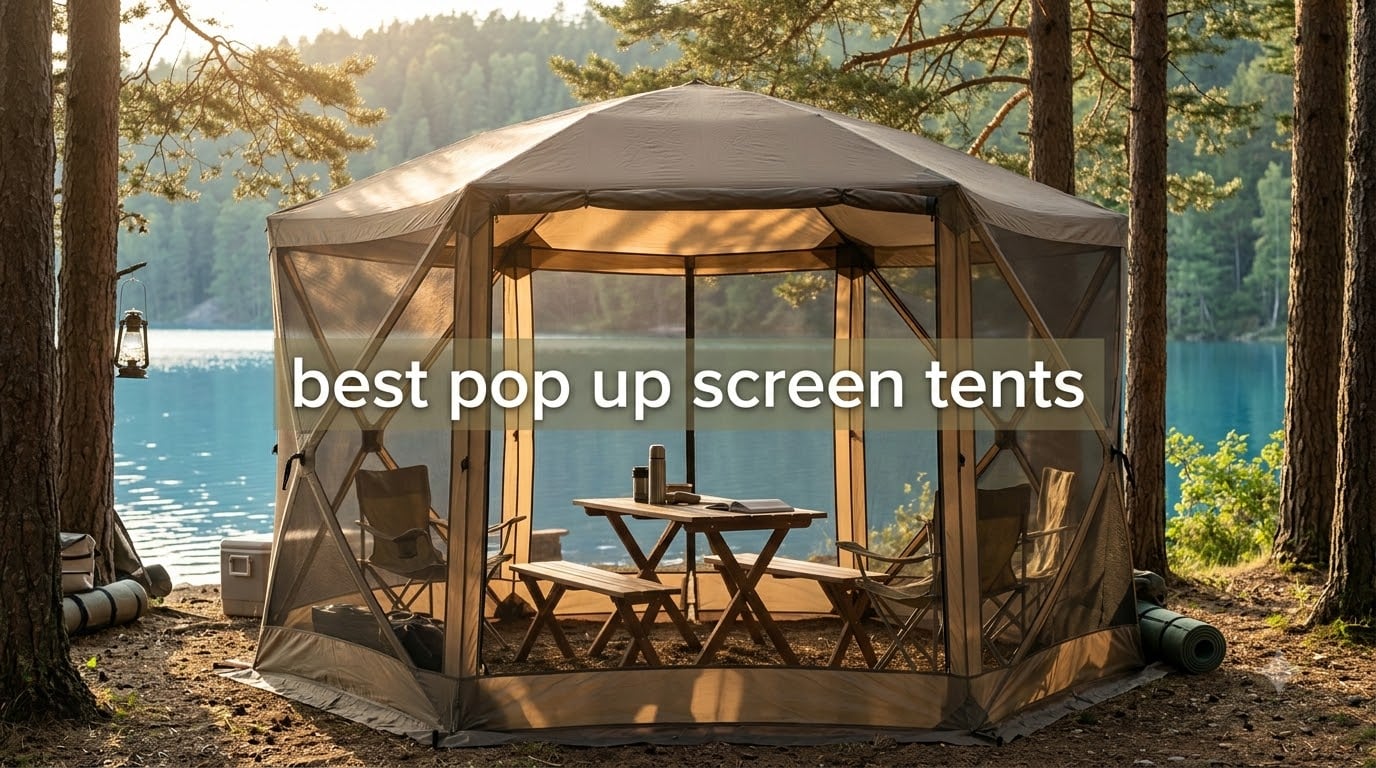 best pop up screen tents