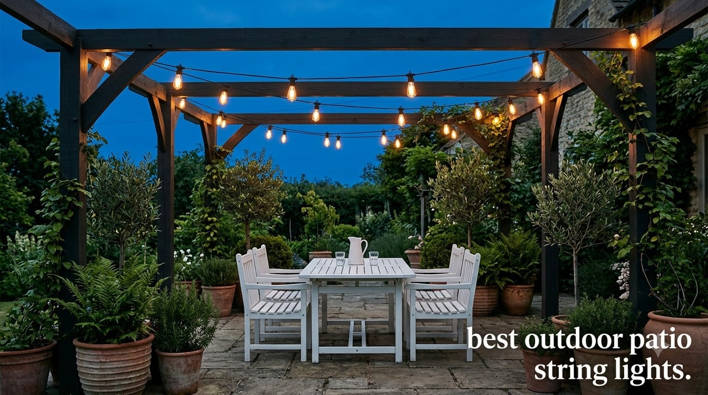 best outdoor patio string lights