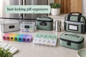 best locking pill organizers