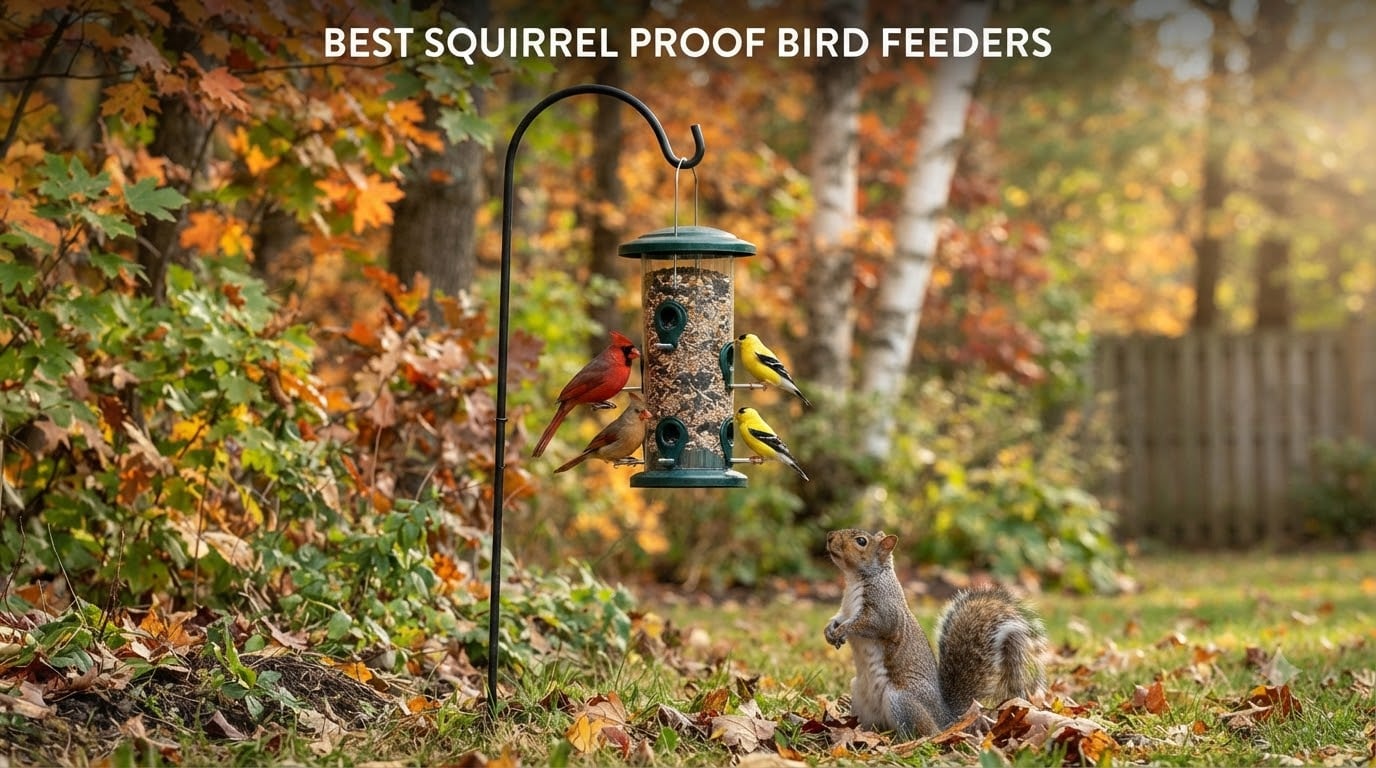 best squirrel proof bird feeders