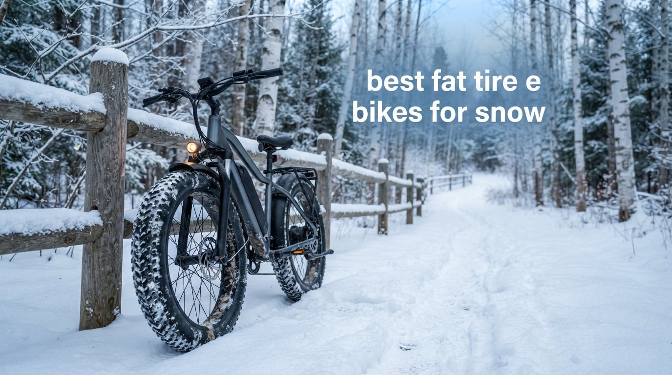 best fat tire e bikes for snow