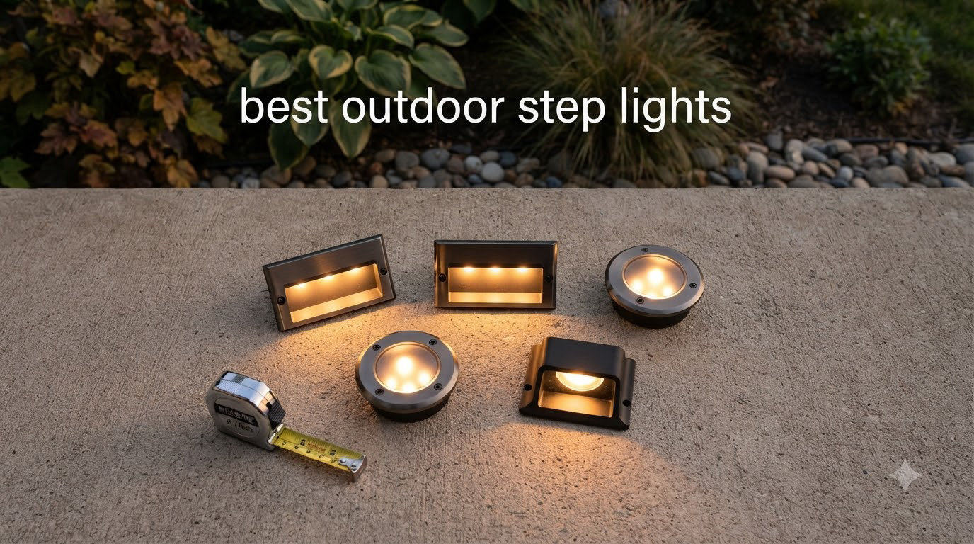 best outdoor step lights