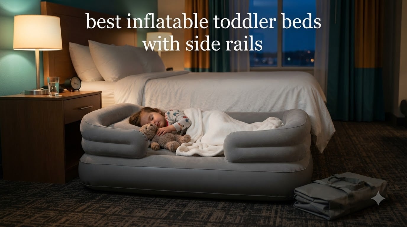 best inflatable toddler beds with side rails