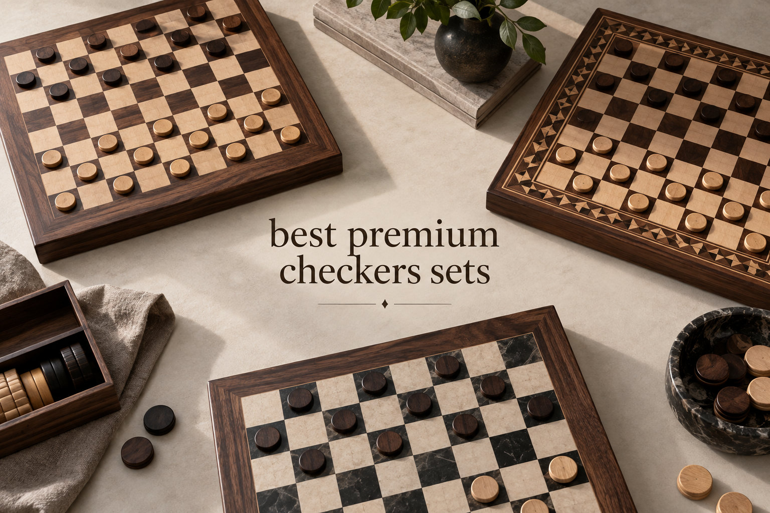 best premium checkers sets