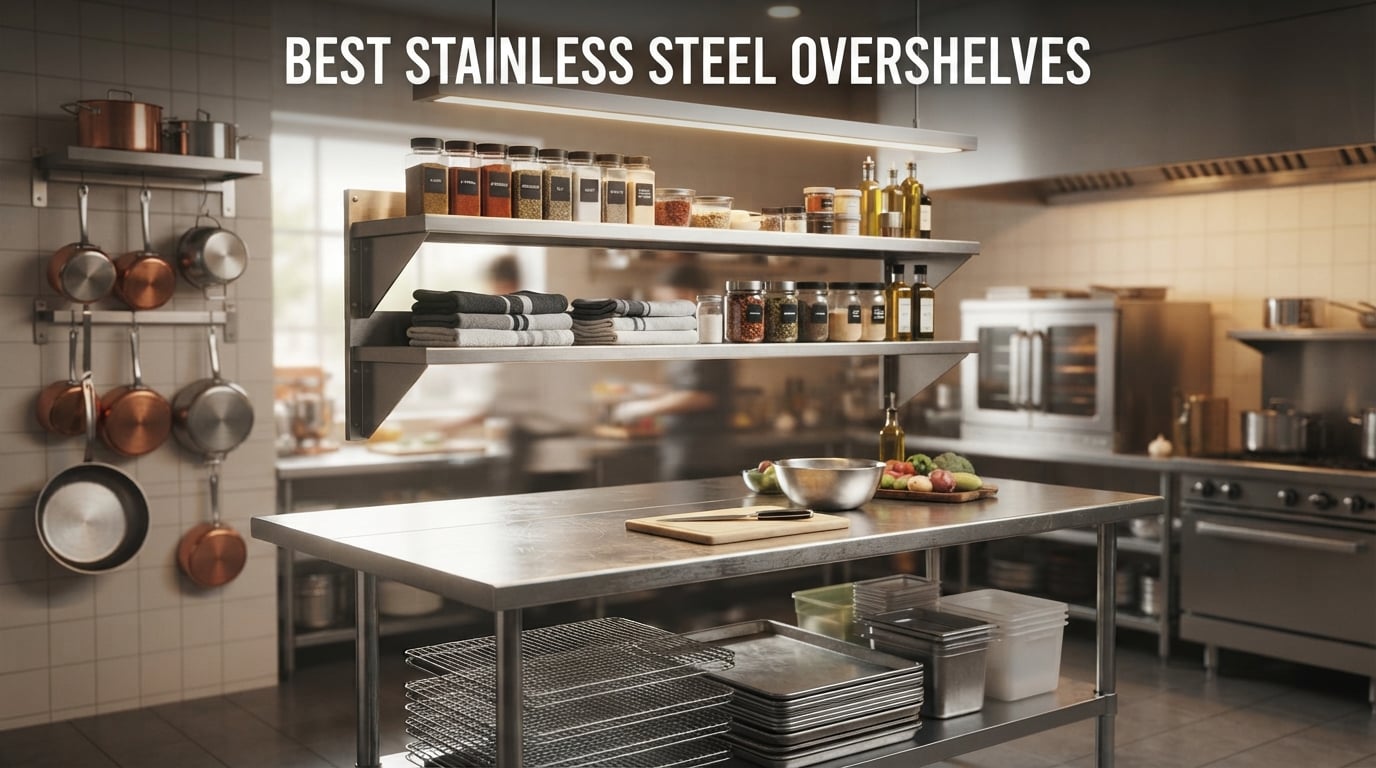 best stainless steel overshelves