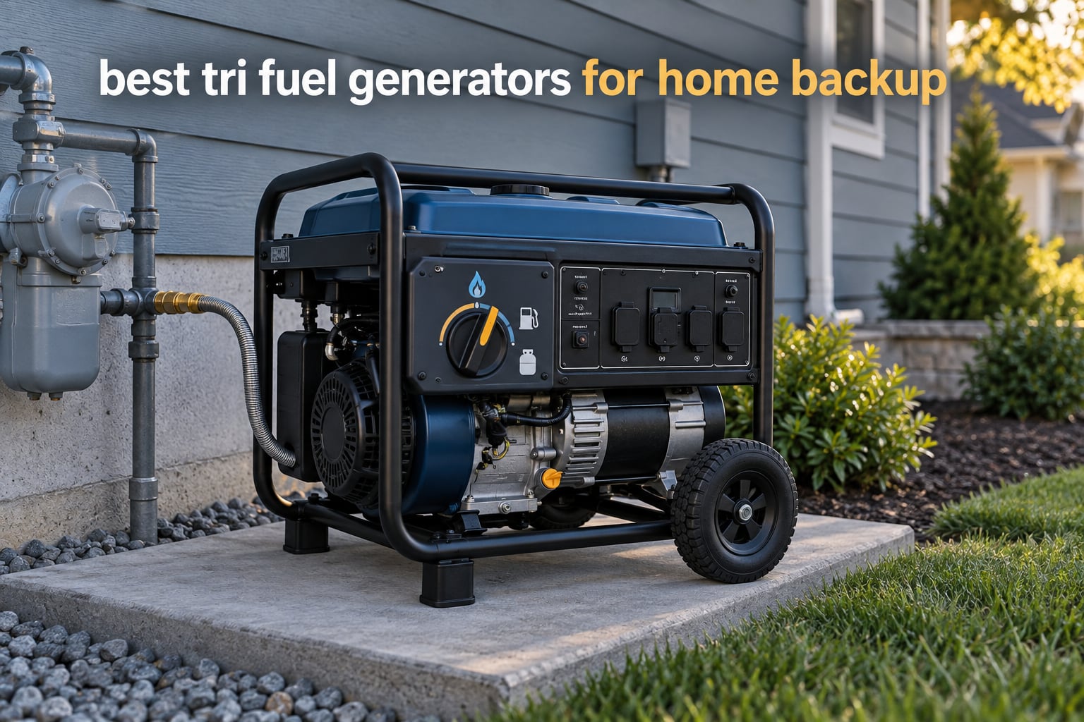 best tri fuel generators for home backup