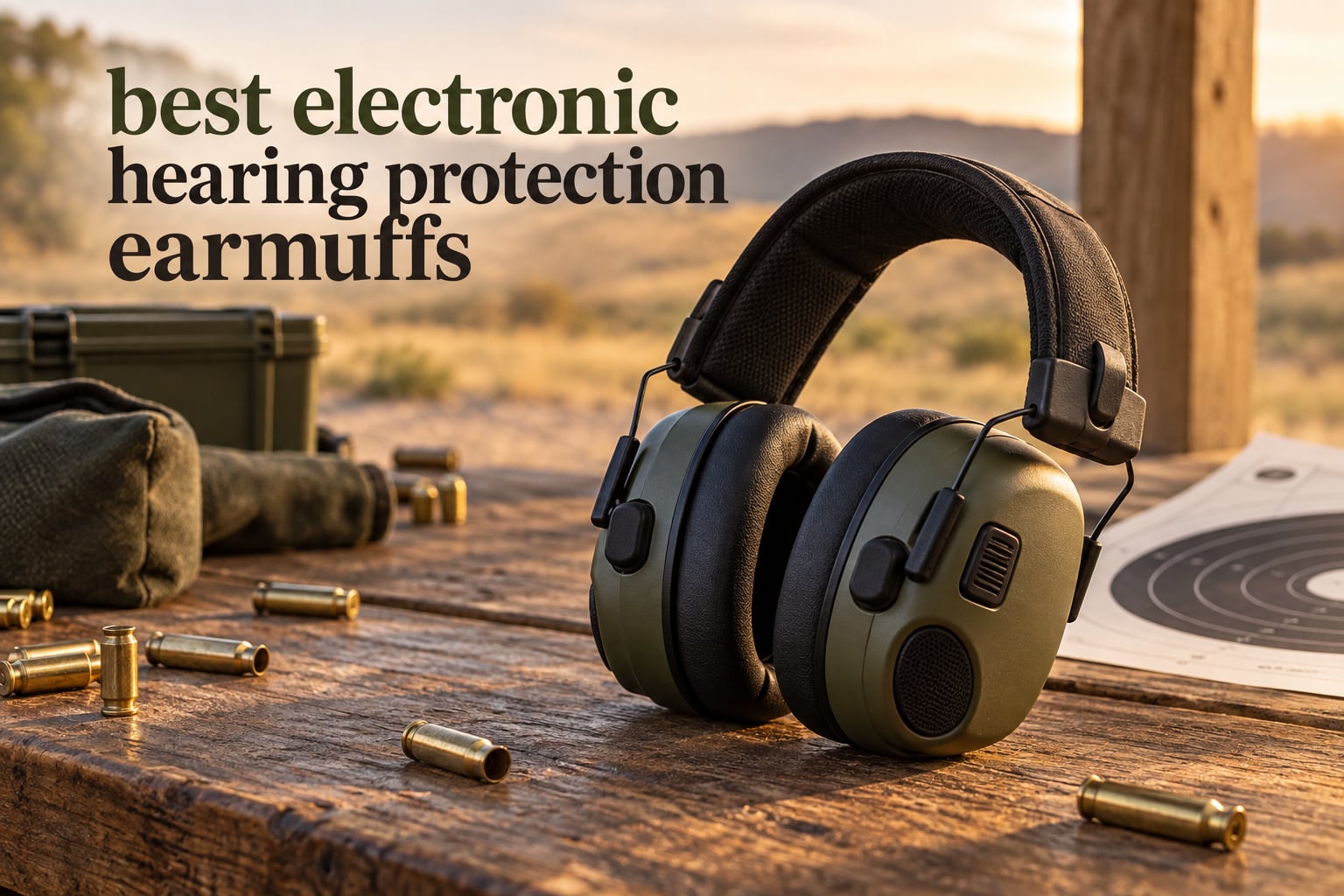 best electronic hearing protection earmuffs
