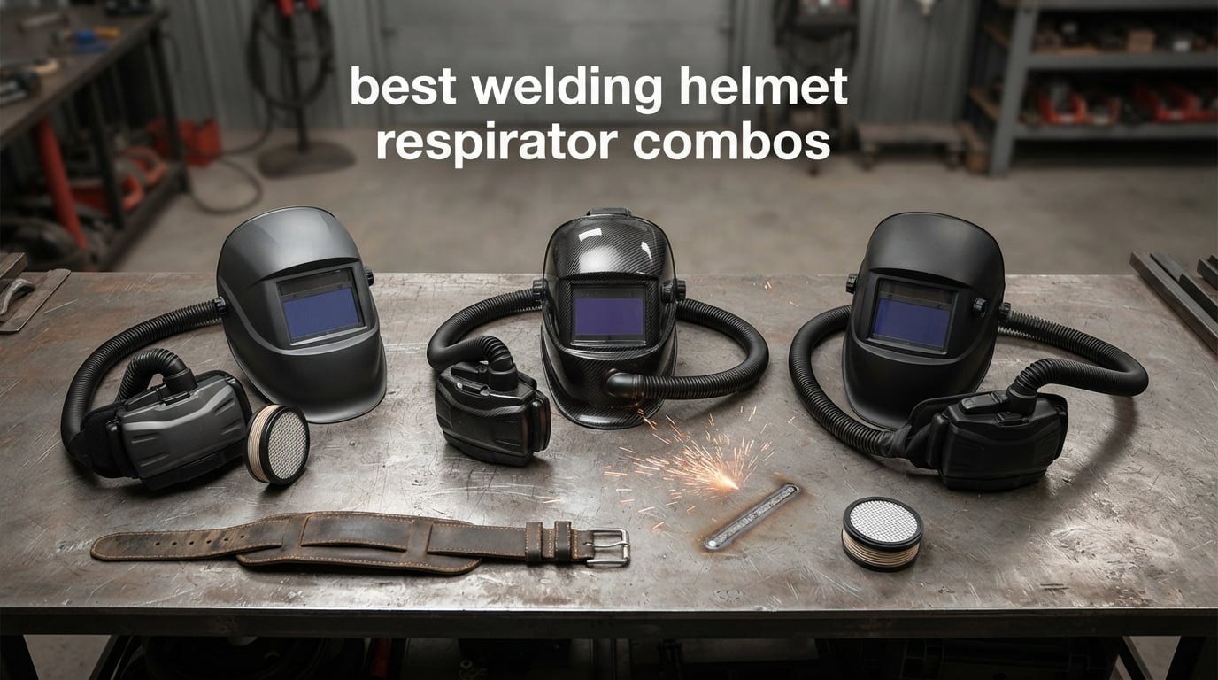 best welding helmet respirator combos