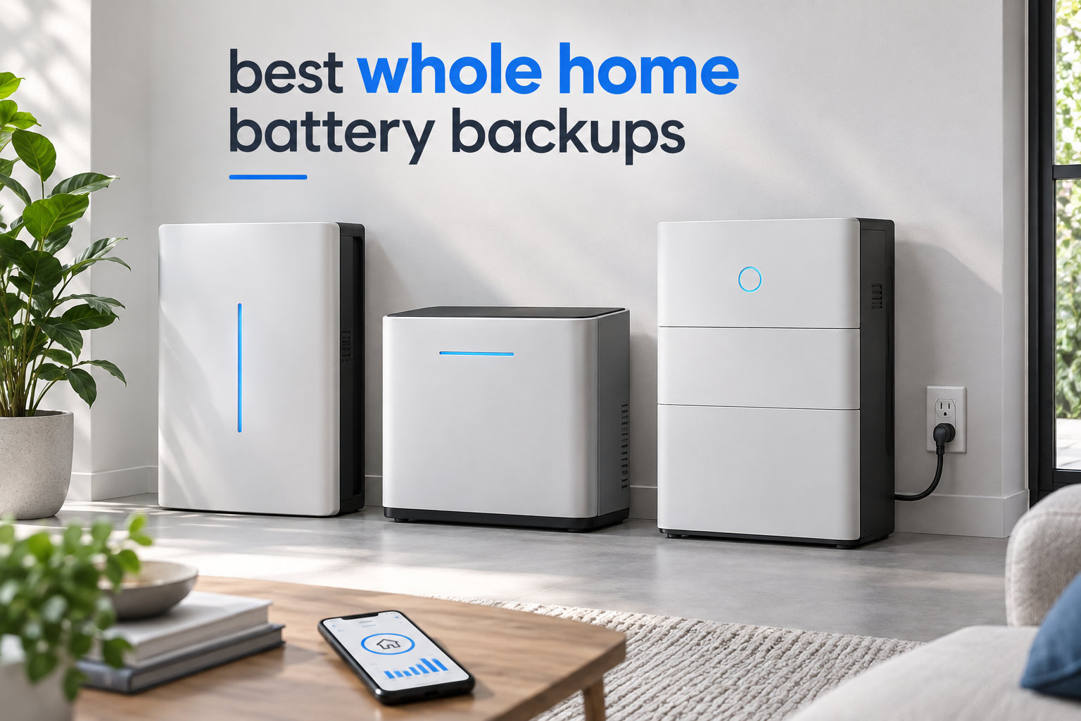 best whole home battery backups