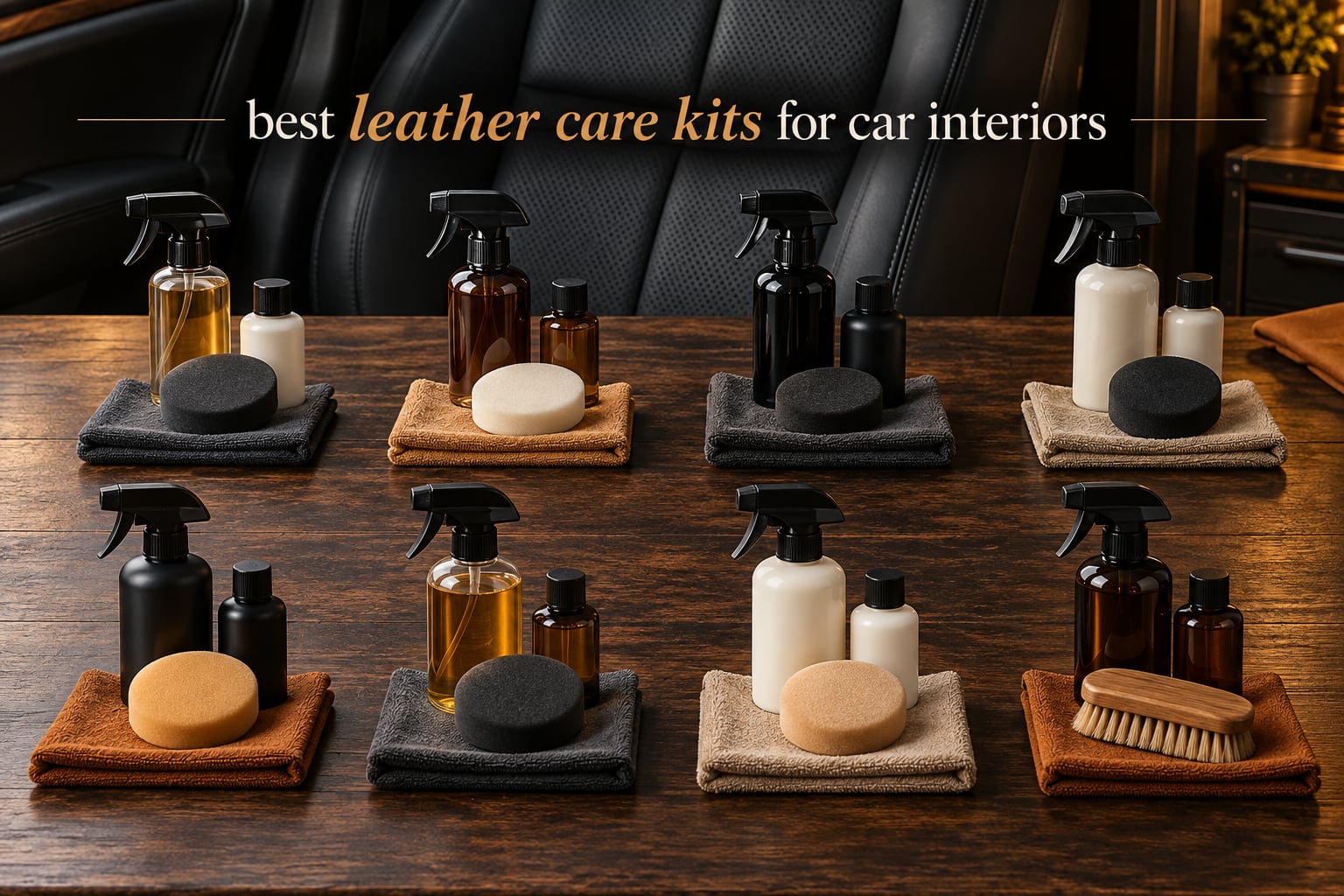 best leather care kits for car interiors