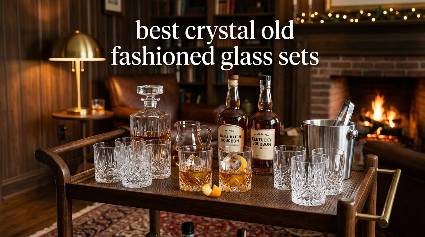 best crystal old fashioned glass sets