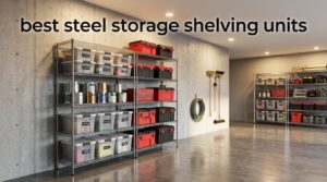 best steel storage shelving units